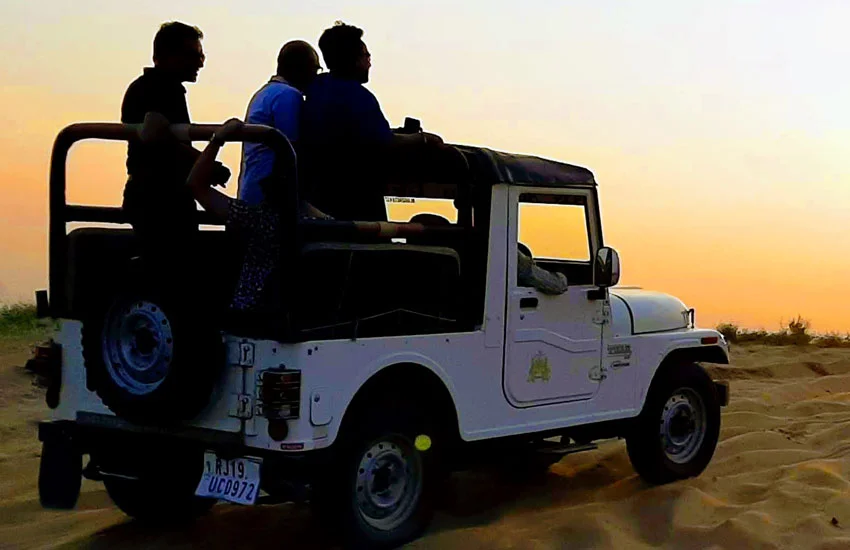 Jeep Safari in Osian
