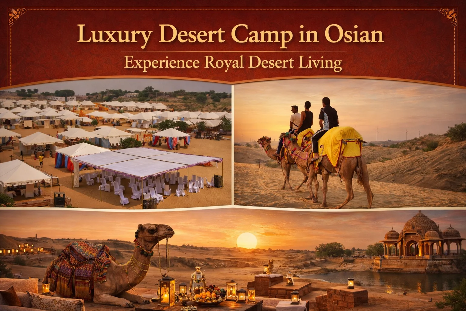 Luxury Desert Camp in Osian – Experience Royal Desert Living
